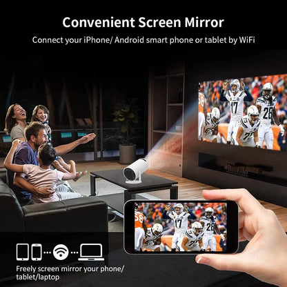 Projector 4K 1080P with Bluetooth and Wifi 6, Auto Correction/Focus