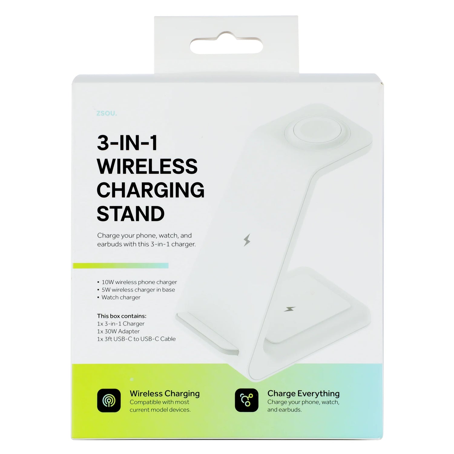 3-In-1 Wireless Charging Station for Iphone, Apple Watch, and Airpods