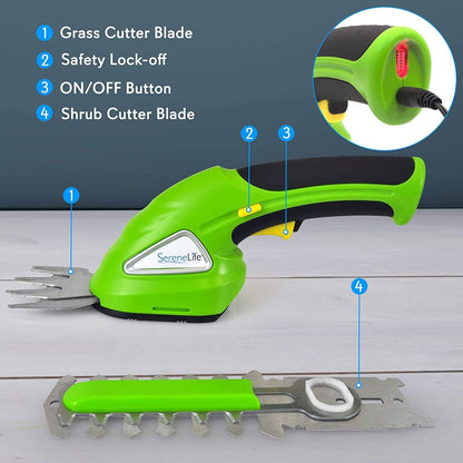 Transform Your Garden with the 2-in-1 Cordless Hedge Trimmer & Grass Shear – Effortless Cutting and Precision Control!