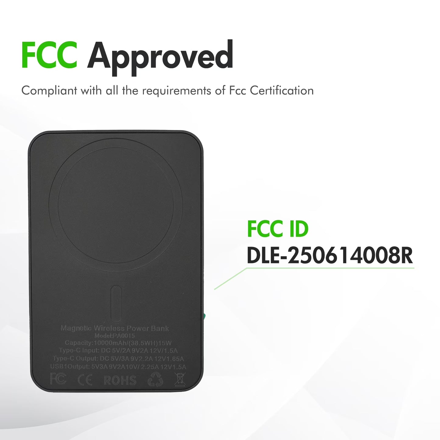 Revolutionary Magnetic Portable Power Bank 10000mAh with LED Display & Fast Charging for iPhone 12-17 Series