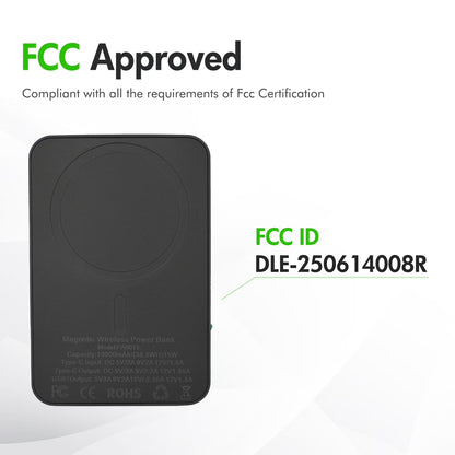 Revolutionary Magnetic Portable Power Bank 10000mAh with LED Display & Fast Charging for iPhone 12-17 Series