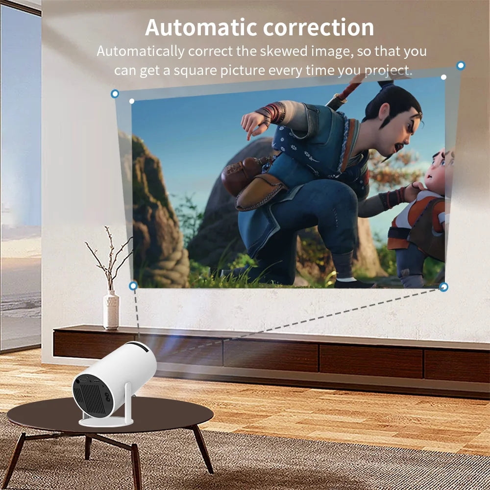 Projector 4K 1080P with Bluetooth and Wifi 6, Auto Correction/Focus