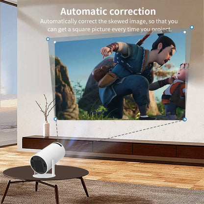 Projector 4K 1080P with Bluetooth and Wifi 6, Auto Correction/Focus