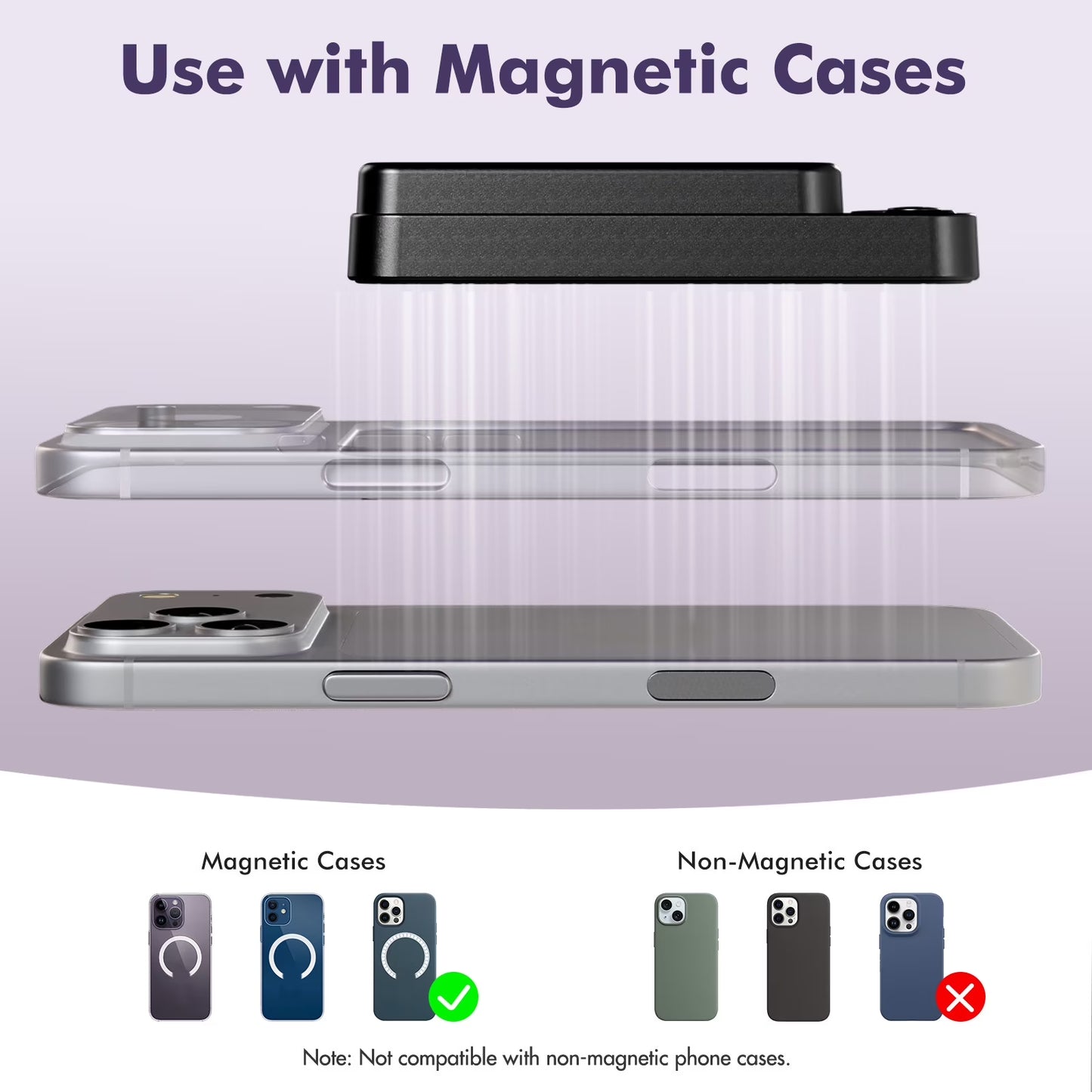 Revolutionary Magnetic Portable Power Bank 10000mAh with LED Display & Fast Charging for iPhone 12-17 Series