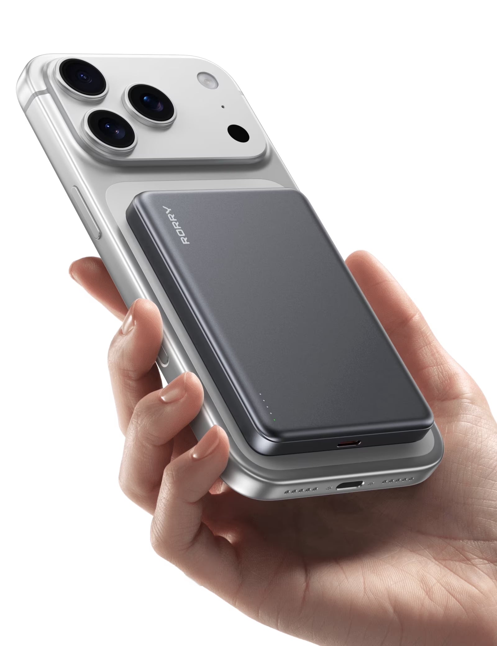 Ultra Slim 10000mAh Magnetic Wireless Power Bank - Fast Charging for On-the-Go Convenience