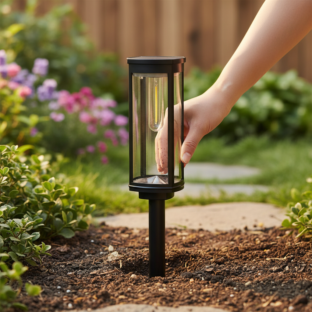 Illuminate Your Outdoors with Our Premium Solar Pathway Lights - 2 Pack Waterproof and Stylish!