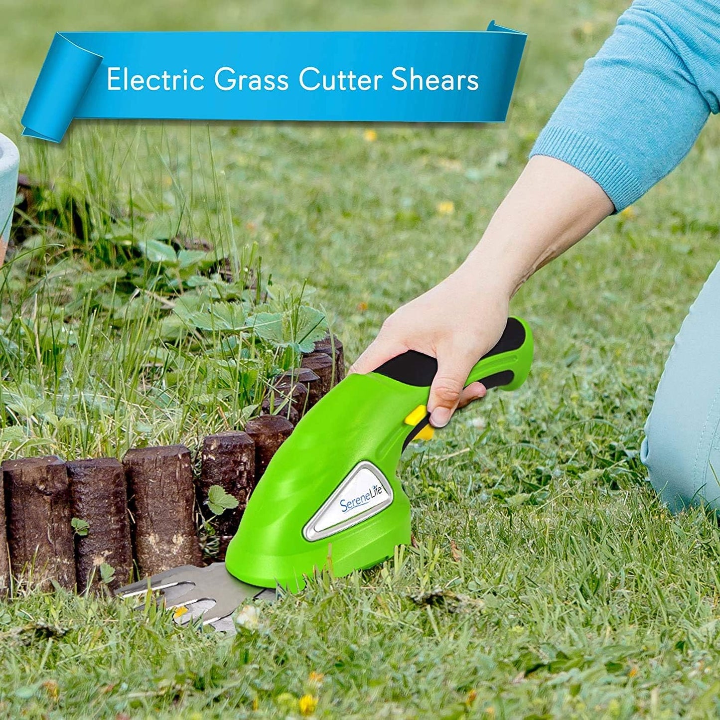 Transform Your Garden with the 2-in-1 Cordless Hedge Trimmer & Grass Shear – Effortless Cutting and Precision Control!